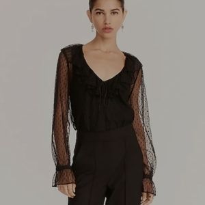 NWT) J.crew size Small tulle long sleeve